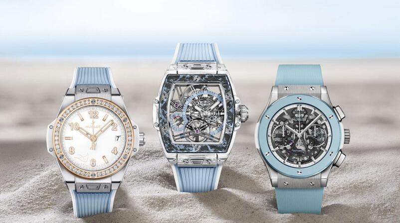 Un orologi Hublot dalla tonalità azzurra unica